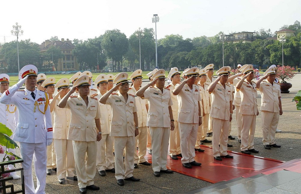 La délégations du ministère de la Sécurité publique 