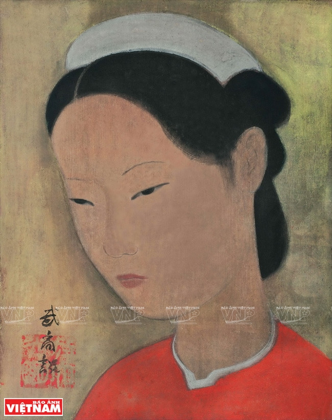  « Portrait d’une jeune fille » de Vu Cao Dam.