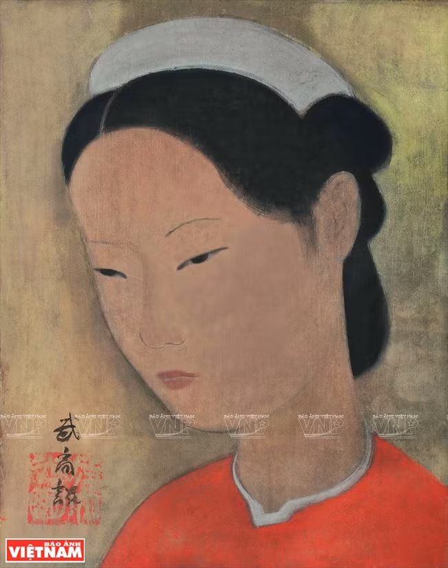  « Portrait d’une jeune fille » de Vu Cao Dam.