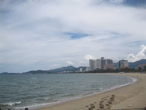 La plage de Nha Trang.