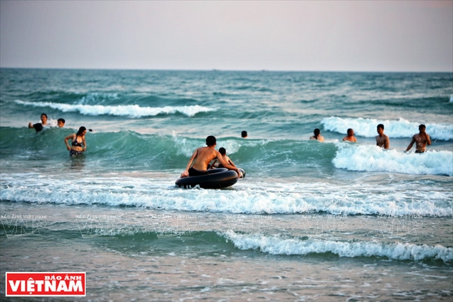Sur la plage Vàm Chay.