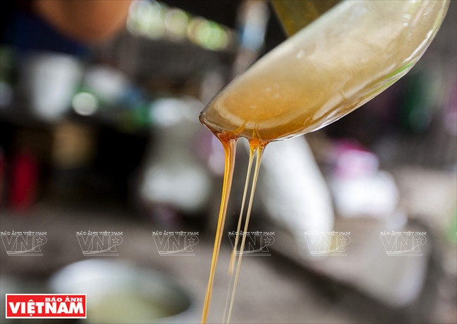 La sève se densifie.