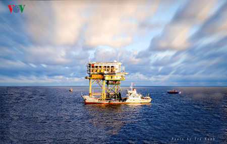 La plate-forme pétrolière DK1.