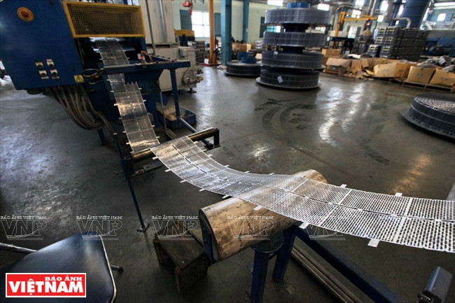 Chaîne de production dans l’usine de Dông Naï.