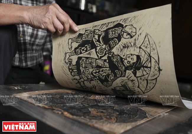 Une gravure achevée. 