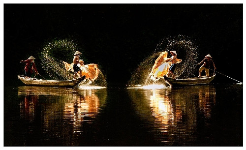  "Vũ điệu ngư phủ" (Danse des pêcheurs) de Vu Ngoc Quang. 