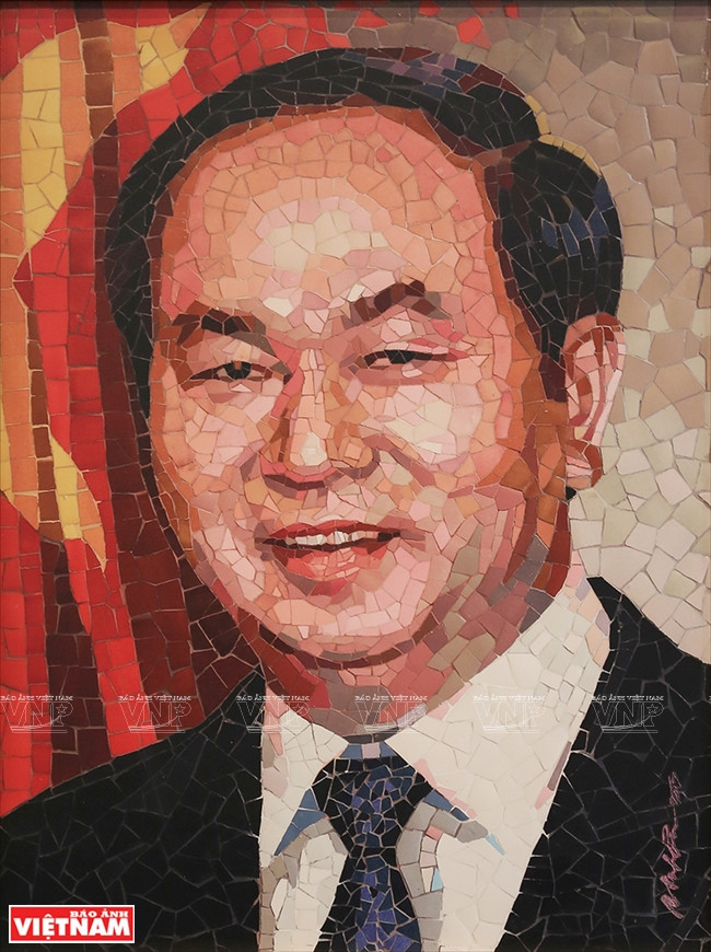 Portrait du président de la République du Vietnam Trân Daï Quang.