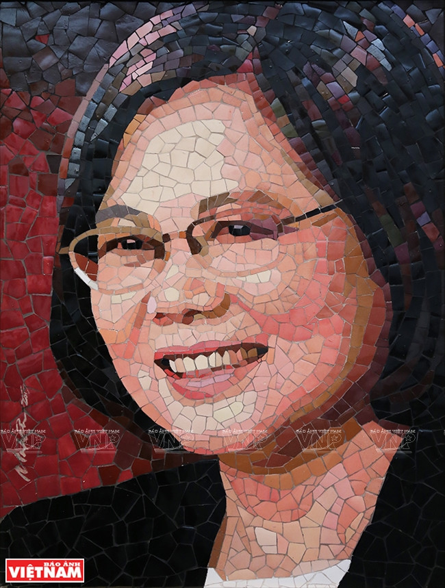 Portrait de la dirigeante de Taïwan (Chine) Cai Ying Wen.