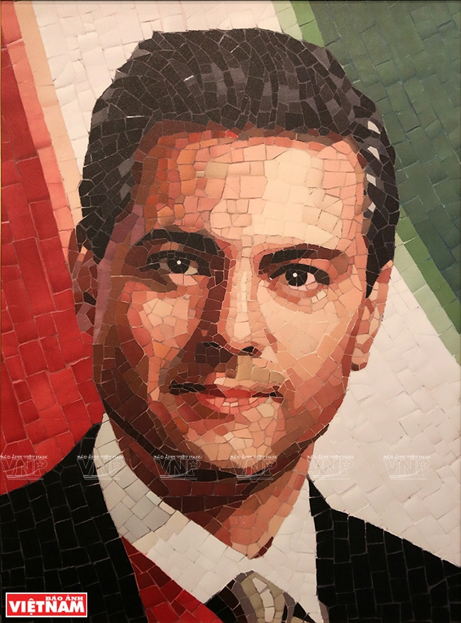 Portrait du président mexicain Enrique Pena Nieto.