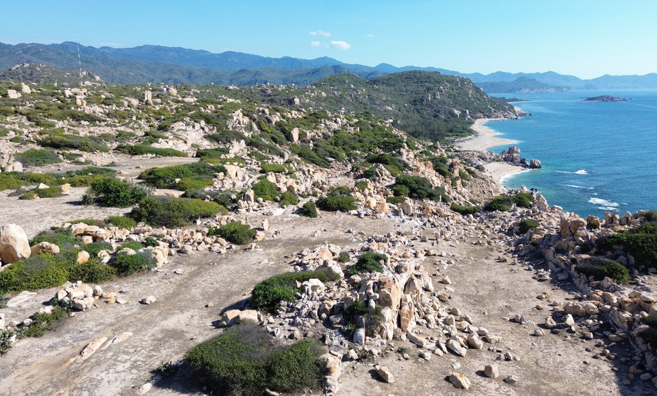 La beauté sauvage du parc national de Nui Chua dans la réserve mondiale de biosphère éponyme. 