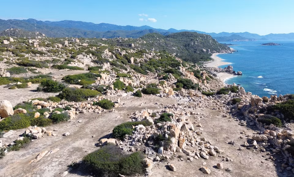 La beauté sauvage du parc national de Nui Chua dans la réserve mondiale de biosphère éponyme. 