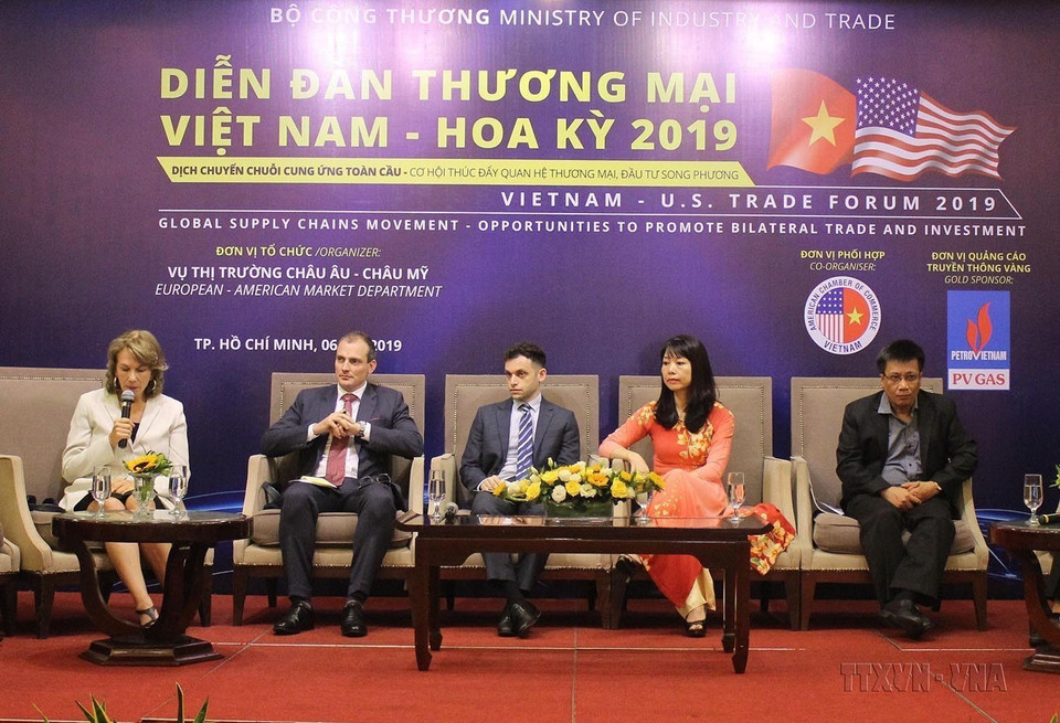 Le Forum du commerce Vietnam-Etats-Unis 2019 a eu lieu le 6 septembre 2019 à Ho Chi Minh-Ville. Photo: VNA