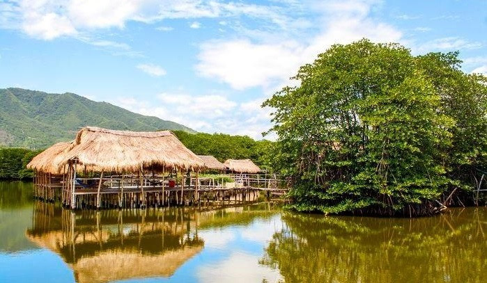 Les visiteurs peuvent non seulement contempler de jolis paysages, mais également participer à des activités en plein air attrayantes telles que balades en canoë ou en bateau-panier.