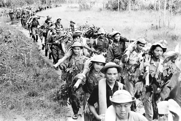 Opération militaire lors de la la campagne hiver-printemps 1964-1965. (Photo: Archive/VNA)