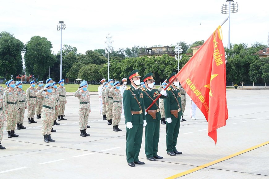 Dans une zone difficile et dangereuse, l'Hôpital de campagne de niveau 2 N°2 du Vietnam est vraiment devenu un support spirituel et une adresse fiable pour les soins de santé du personnel de l'ONU ainsi que des habitants locaux. Photo: VNA