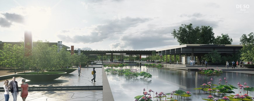 Le plan vise à faire de ce site historique un centre éducatif sur les traditions patriotiques et révolutionnaires du pays et sur l’héritage du président Hô Chi Minh auprès des générations futures. Photo: Vietnamplus