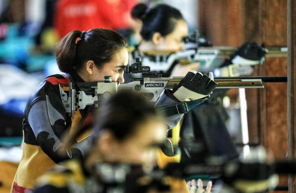 Concentration maximale aux Championnats nationaux des clubs de tir 2021.