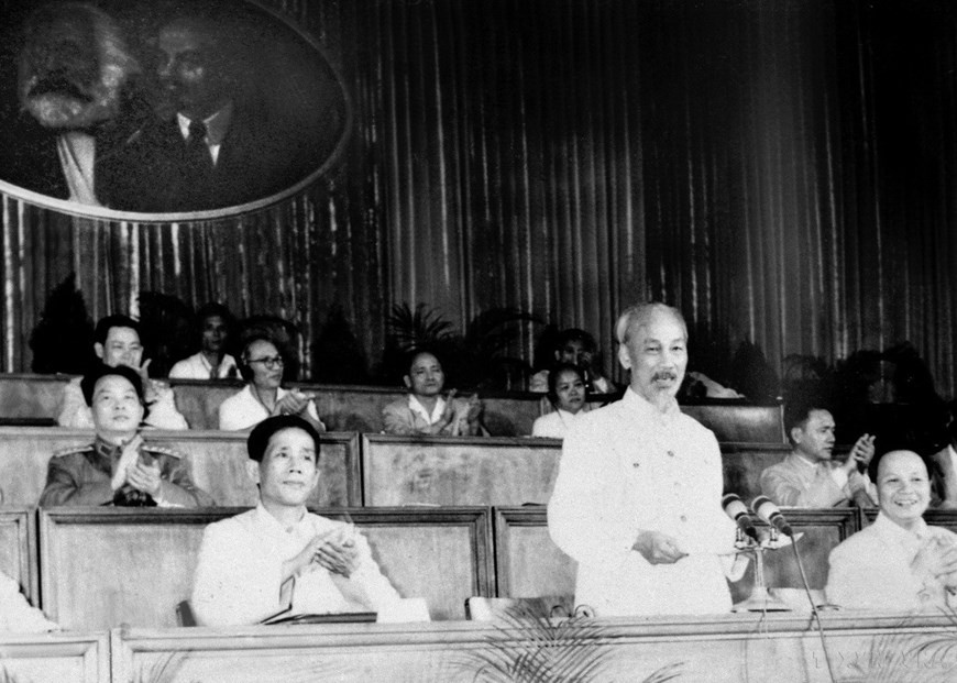 Le 3e Congrès national du Parti du Travail du Vietnam s'est tenu du 5 au 10 septembre 1960 à Hanoï. (Photo: VNA)