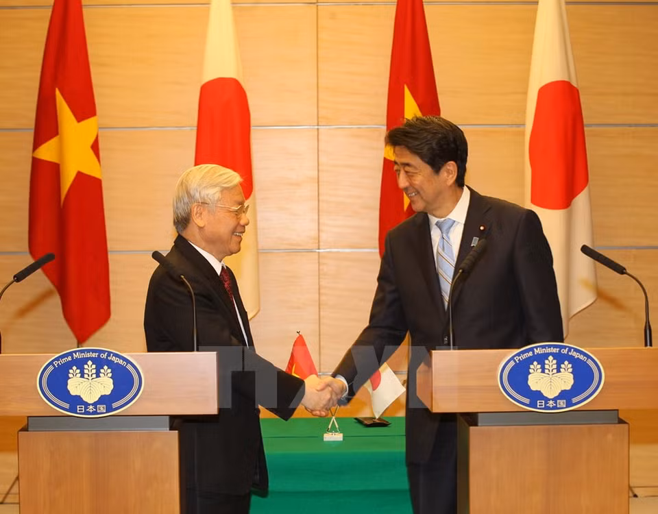 Une Déclaration sur la Vision commune des relations Vietnam-Japon a été adoptée à l'occasion de cette visite. 