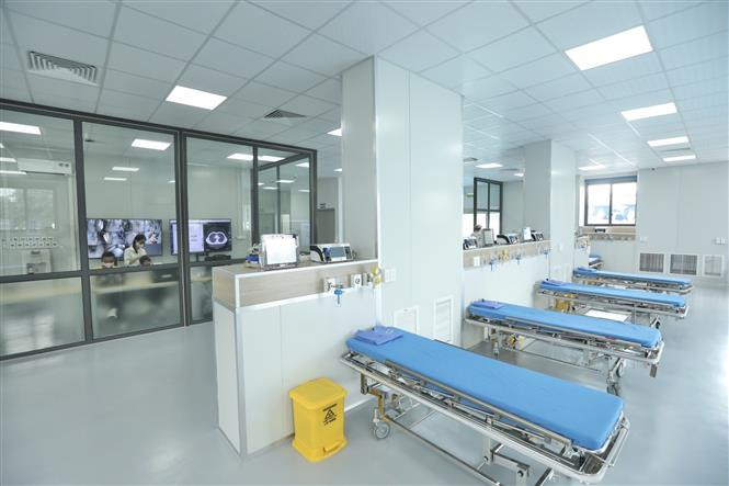 L'hôpital de 500 lits est dédié à la collecte et au traitement des patients sévères et critiques de COVID-19. Photo: VNA
