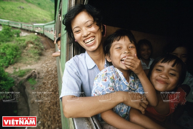  L’enseignante Trân Thi Diep, photo prise en 1990.