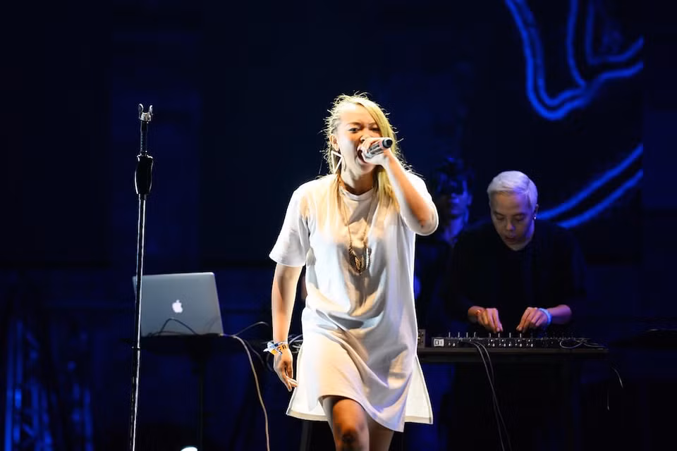 ​La chanteuse vietnamienne Kimmese. 