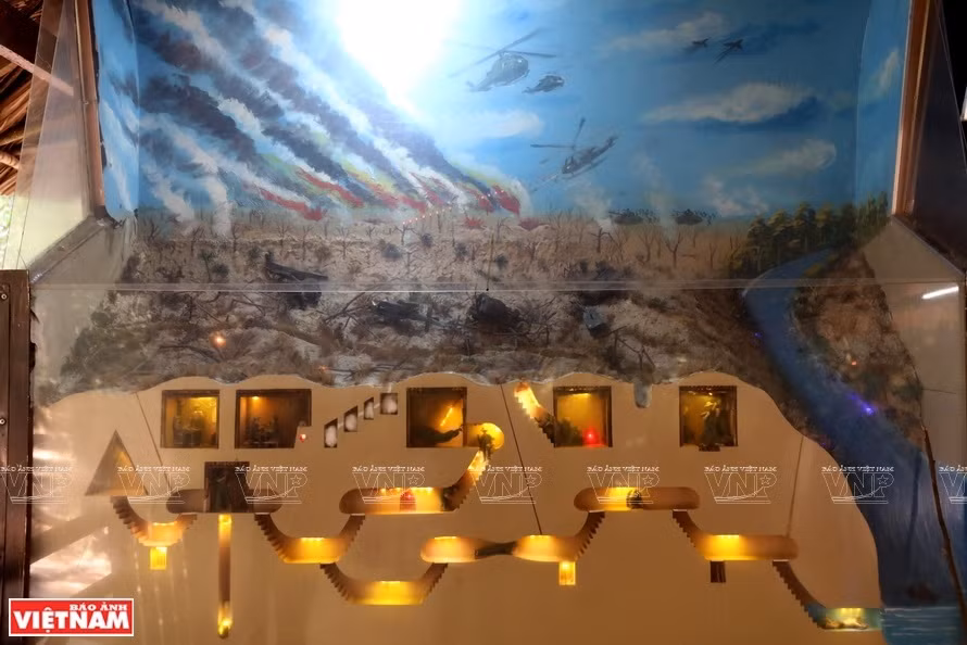 Maquette des tunnels de Cu Chi