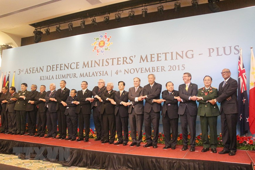 La 3e Conférence élargie des ministres de la Défense de l'ASEAN (ADMM +) tenue le 4 novembre 2015 à Kuala Lumpur en Malaisie. Photo: VNA