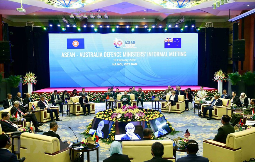 La Conférence restreinte des ministres de la Défense de l'ASEAN tenue le 19 février 2020 à Hanoi. Photo: VNA