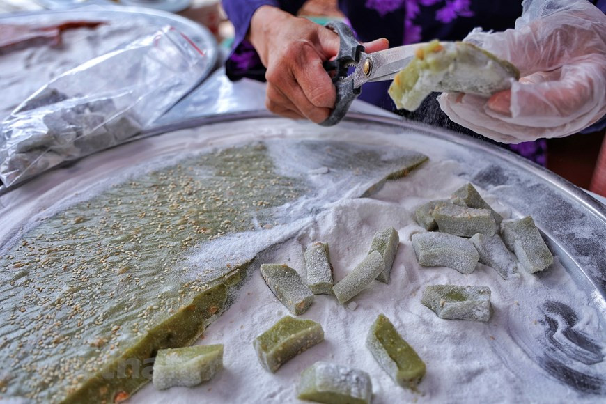 Le «che lam» à feuilles de pandan. Photo: Vietnamplus