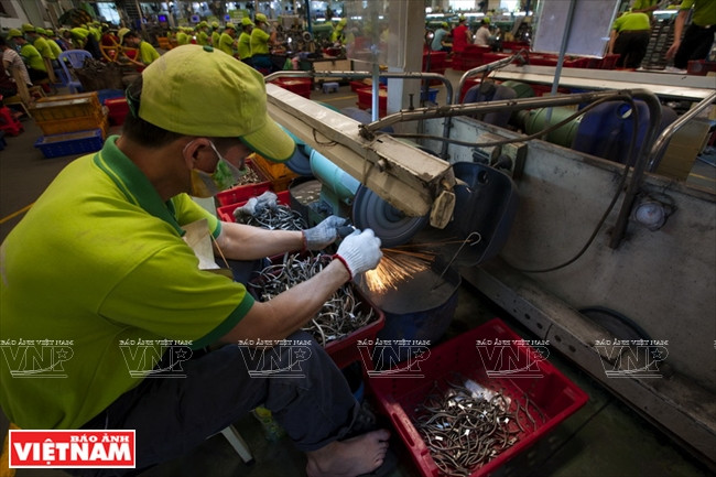 Etape de d’affûtage.