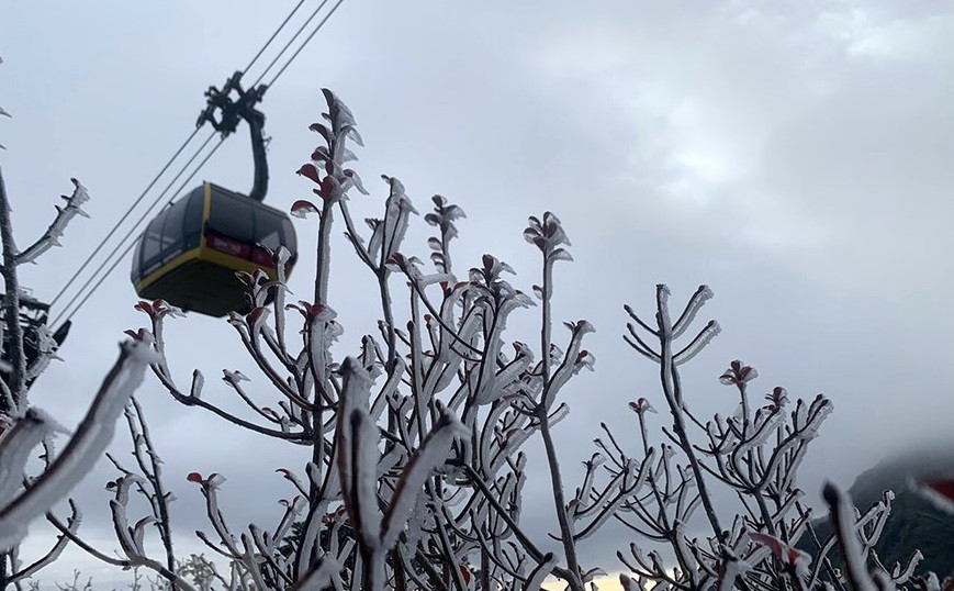 Le Nord subit actuellement une forte vague de froid avec une chute considérable des températures, notamment en zone montagneuse. Photo: VNA