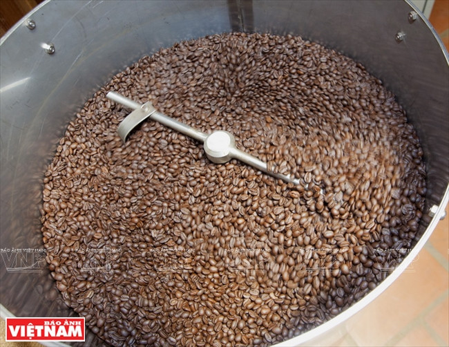 La torréfaction du café.