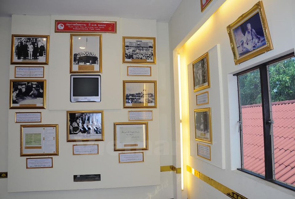 Un coin de la salle d'exposition