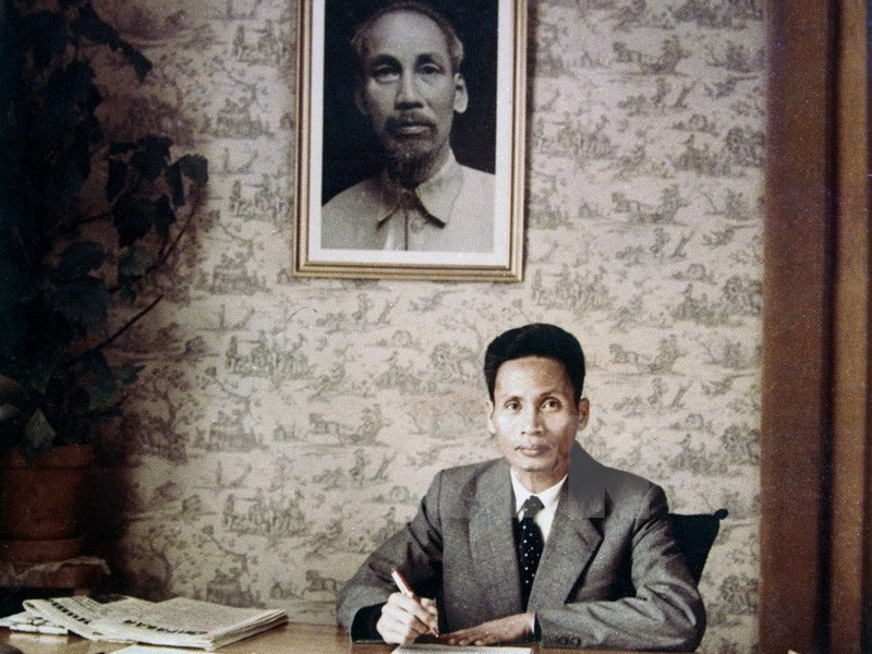 Pham Van Dong à la conférence de Genève en 1954, en qualité de vice-Premier ministre du Vietnam