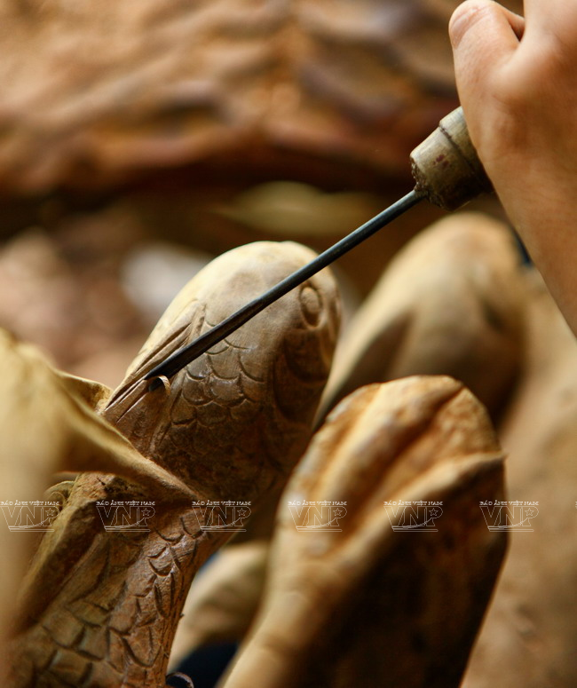 La sculpture nécessite minutie, rigueur et habileté. 