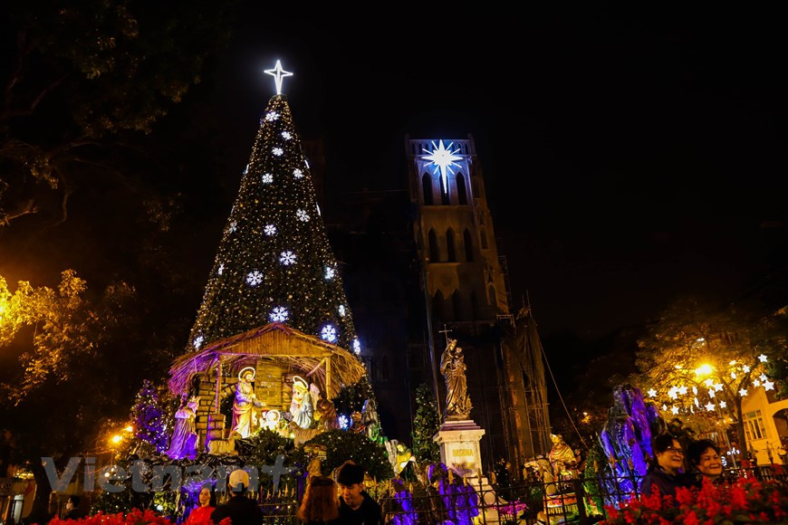 Le jour de Noël est une fête animée au Vietnam. Photo:Vietnam+ 