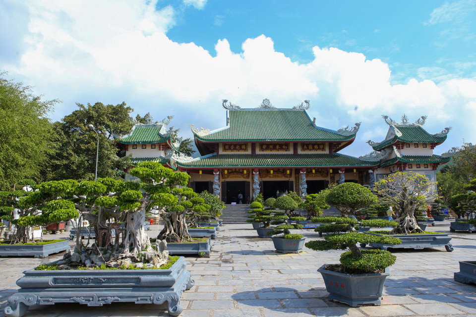 La pagode a été construite avec une architecture unique. Photo : VNA.