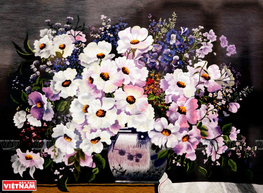 Une broderie de Quat Dong