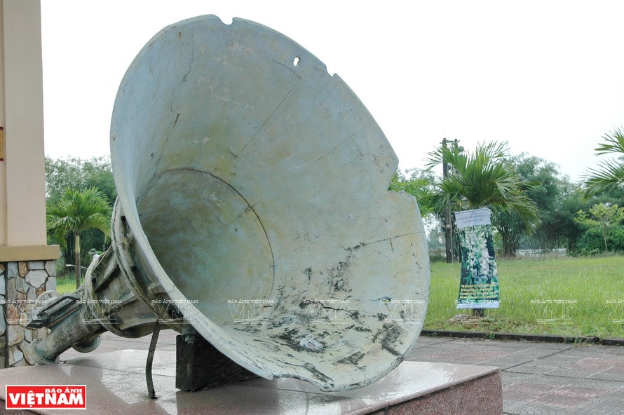 Le haut-parleur géant utilisé par le Nord pour diffuser de la propagande à travers la frontière pendant la période de division du pays. Photo : Vietnam Illustré 
