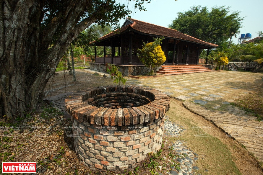 Une maison à l'architecture du Nam Bo occidental dans l'ancien village de Phuoc Loc Tho.