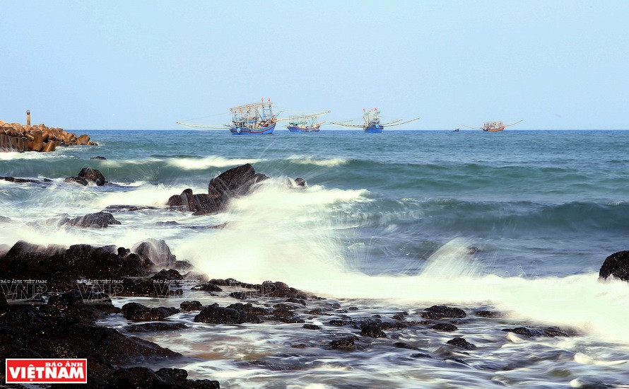 La plage de Cua Tung, province de Quang Tri. Photo : Vietnam Illustré 