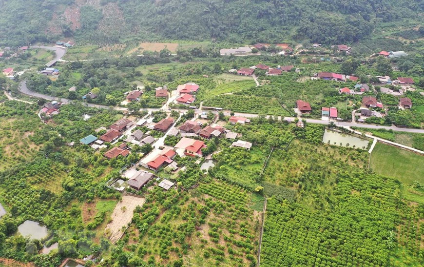 Le hameau de Hoan Trung, commune de Chien Thang, district de Bac Son, province de Lang Son, vient d'être reconnu comme destination touristique communautaire. Photo: VNA