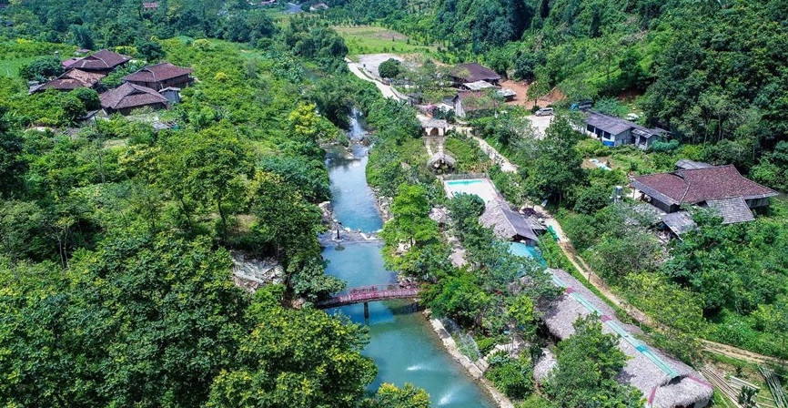 La zone d'écotourisme de la rivière de Mo Mam, dans le hameau de Hoan Trung, commune de Chien Thang, district de Bac Son, province de Lang Son. Photo: VNA