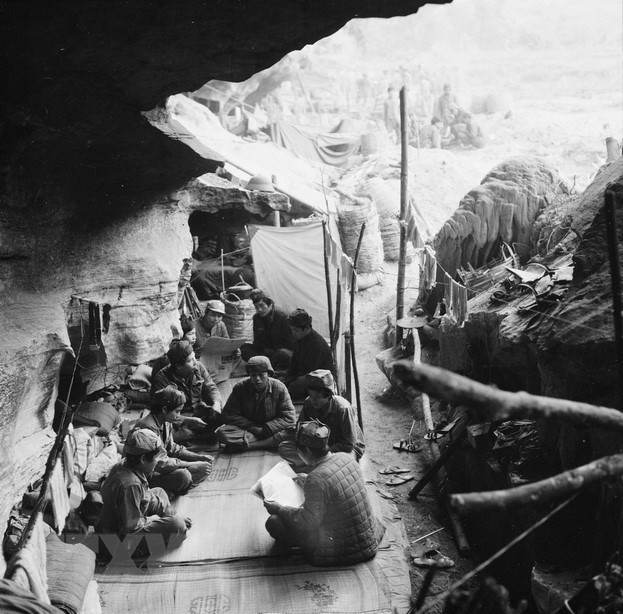 Des soldats vietnamiens dans la province de Ha Tuyen.