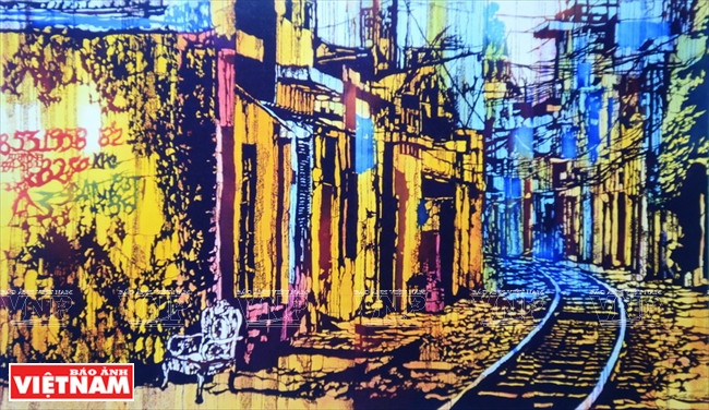 ''Chatoiement de l’air chauffé''.