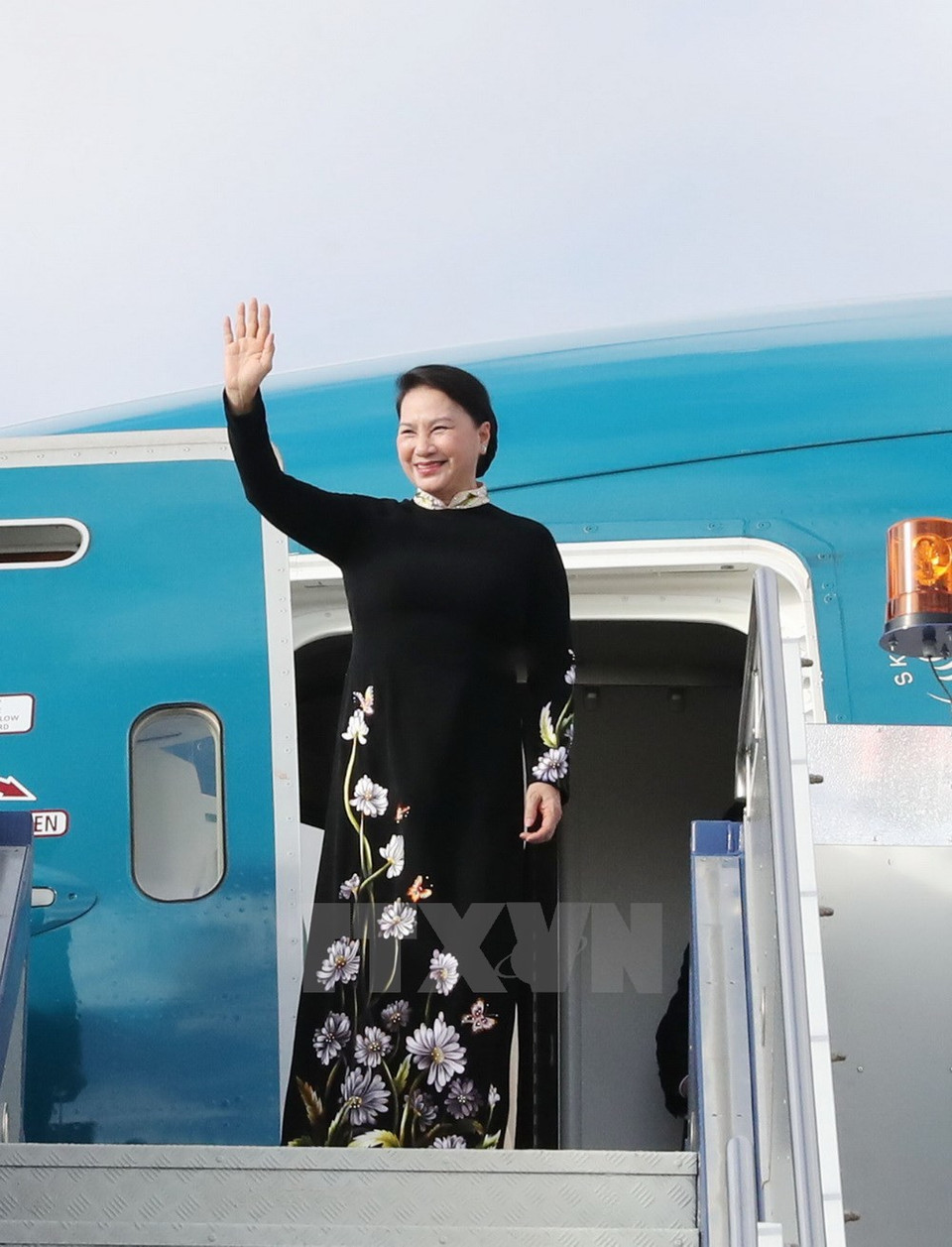 La présidente de l’Assemblée nationale Nguyen Thi Kim Ngan est arrivée à l’aéroport militaire de Fairbaim, dans la capitale australienne Canberra.