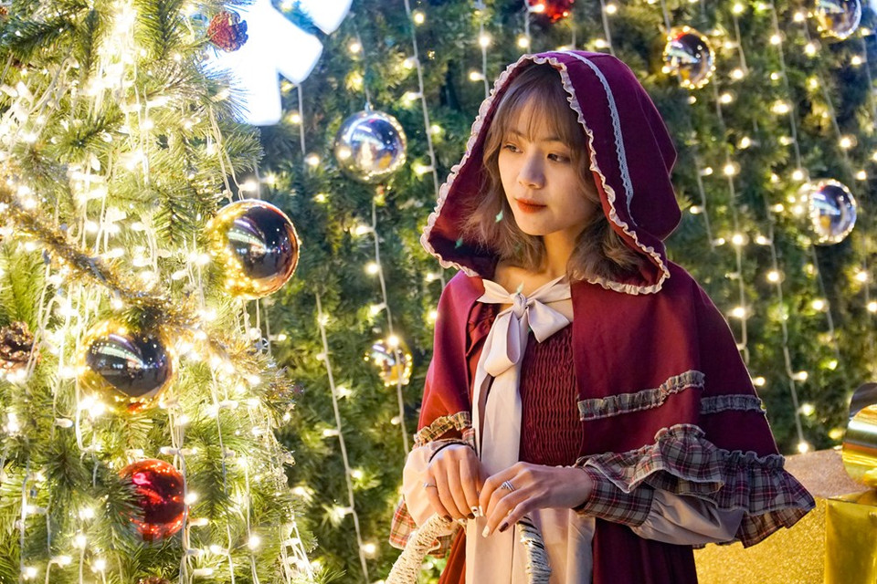 C'est aussi l'occasion pour les jeunes de prendre des photos pour sauver des moments mémorables pendant la période de Noël. 