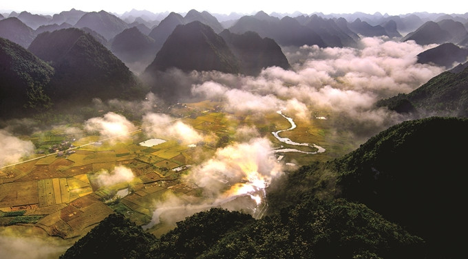 Vallée de Bac Son (Vietnam)