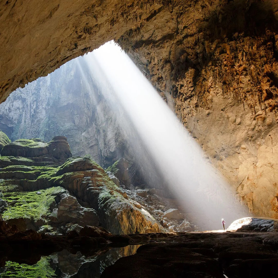 Non seulement célèbre pour son gigantisme la grotte de Son Doong possède également des paysages diversifiés. Photo: Oxalisadventure